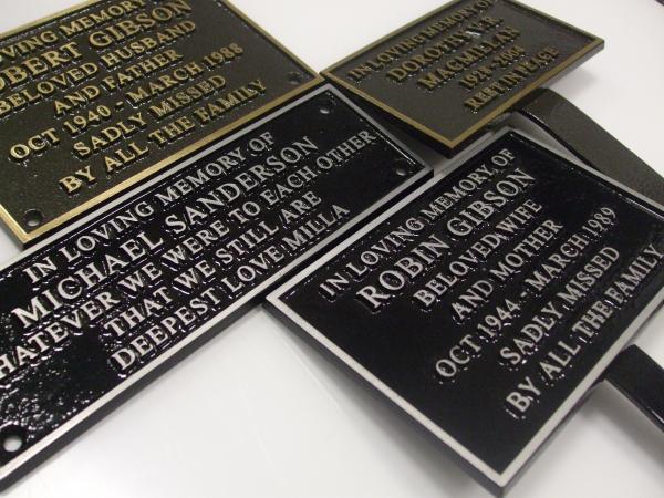 memorial plaques