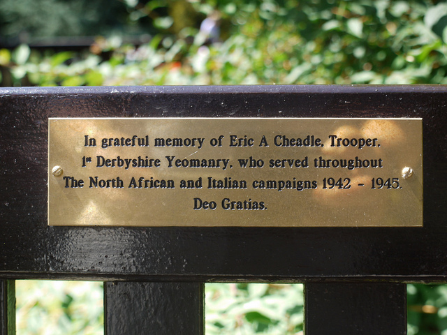 small plaque